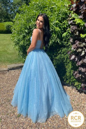Cinderella blue princess ballgown