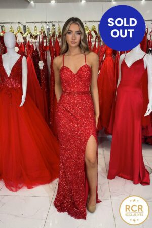 nordøst Nægte hørbar Shop Red Prom Dresses - Red Carpet Ready