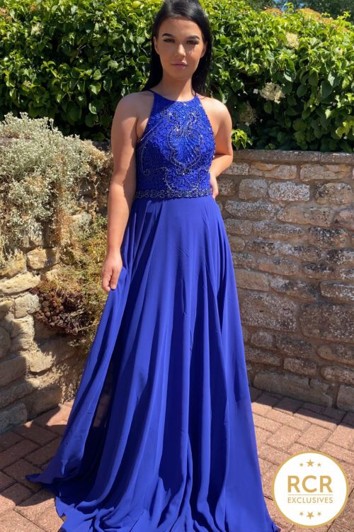 CLEO | Royal Blue Maxi Prom and Evening ...