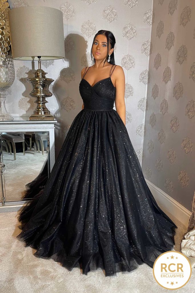 phoenix black ballgown