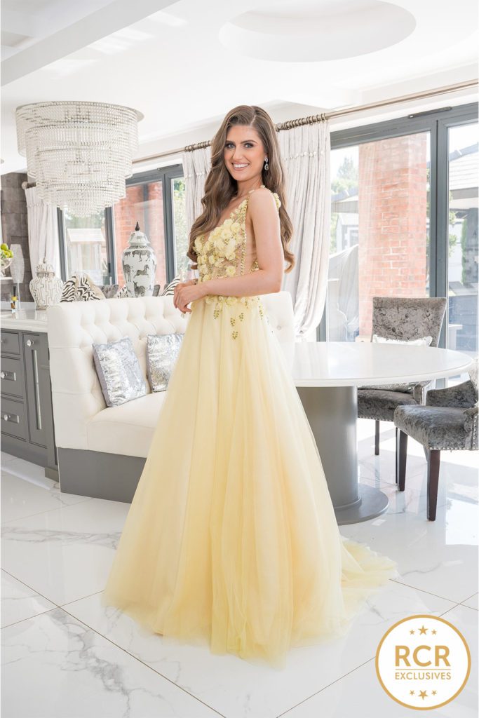 rcr exclusives scarlett yellow prom dress
