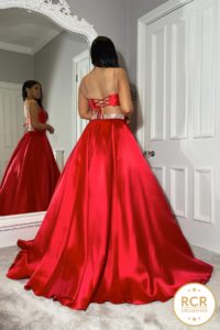 rcr exclusives talia red prom dress
