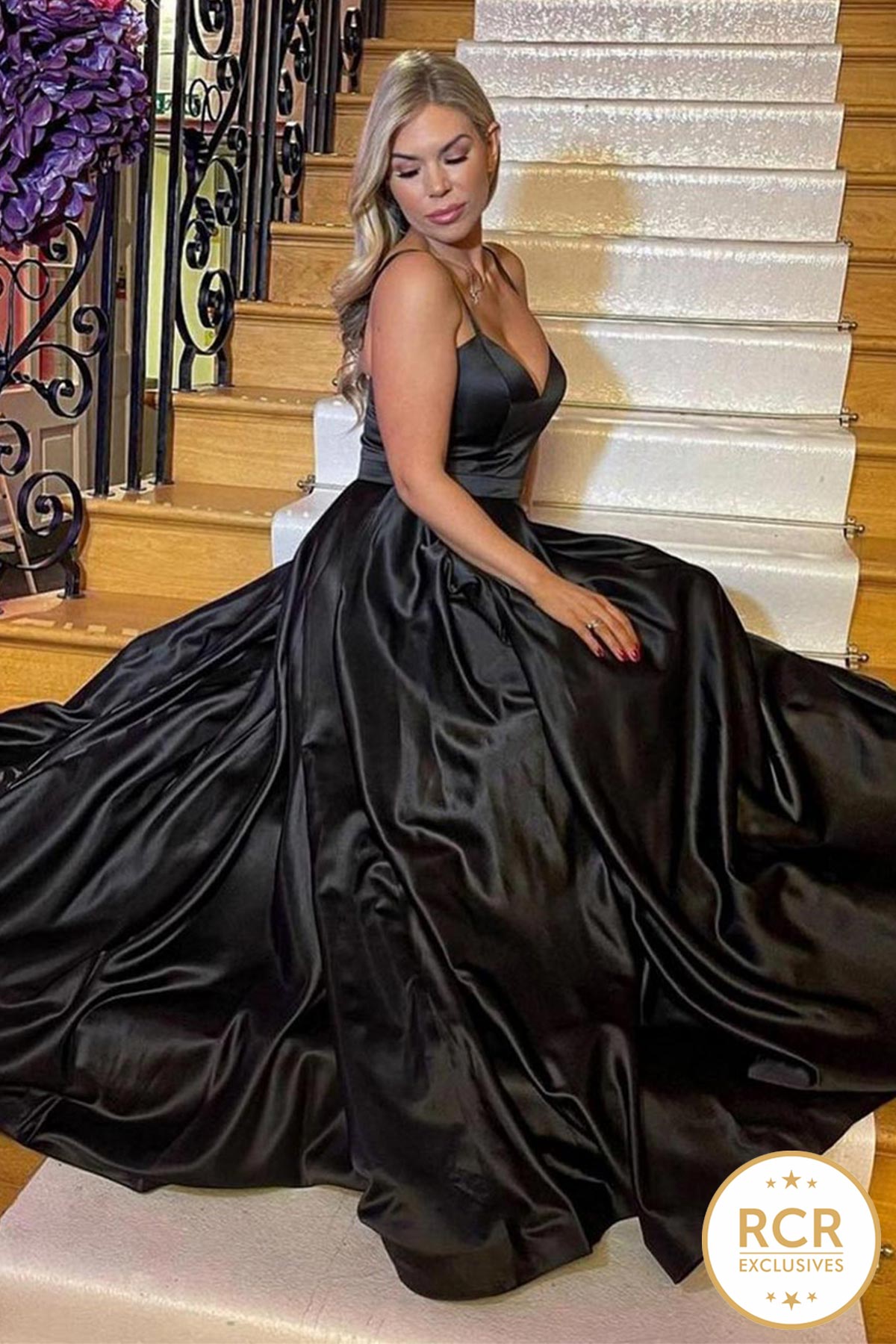 greatwomensfashion.co.uk | Ball dresses, Gorgeous black dress, Black prom  dresses