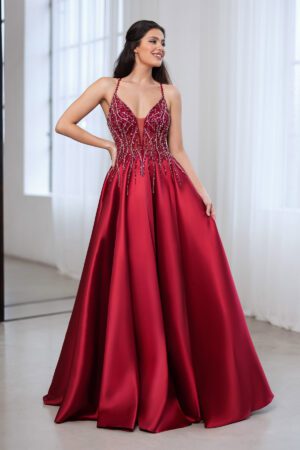 classic ballgown with embellishments