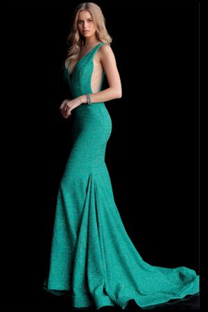 Jade Mermaid Fitted Dress