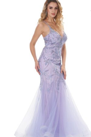 Lilac Fishtail with beaded detailing