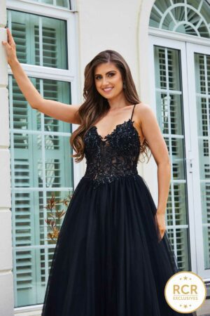 GIGI | Black Ballgown Prom Dress