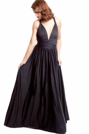 Black multiway prom dress