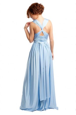 Baby blue multiway prom dress